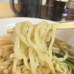手打ち麺 やす田 - 麺(イリコ塩)