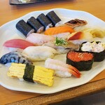 回転ずし小太郎 - 料理写真:満点にぎり　1,100円