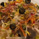 Piatto Cherukio - お魚カルパッチョ3種盛り