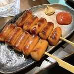 三酉屋 - チョリソ串165円