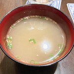 三酉屋 - とりスープ220円