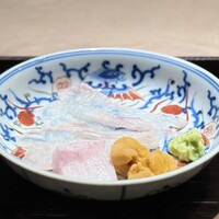 御料理 ふじ田 - マツカワ、ウニ