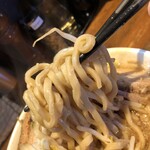本気の焼豚 プルプル食堂 - 中太平打麺