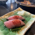 Yonezawa Gyuu Ooki Kongoukaku Sukiyaki Shabushabu Bishamon - 