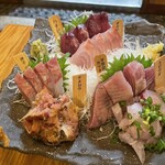 釣り魚の店舟武 - 刺身盛り合わせ　2人前　6種