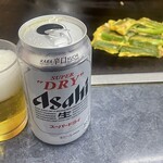 たこはち - 缶ビールとチヂミ