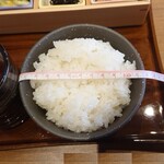 Beiju Hanare - 美明豚（びめいとん）備長炭炙り御膳_1900円　お茶碗の直径11.5cm