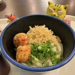 琴平うどん食堂 紡麦 - たこつむ冷小　480円(税込)  ※たこ焼き2個入り