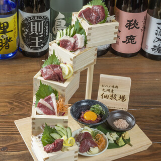 鹿児島佃畜産直送！純国産生馬刺し！