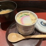 しほう田 - 味噌汁　茶碗蒸し