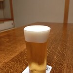 一心鮨 光洋 - 生ビール（モルツ）