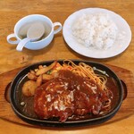 キッチン松味 - ポークソテー+半ライス
