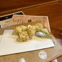 銀平 北新地店 - たら白子の天ぷら