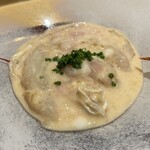 銀座 しのはら - ふぐの白子和え　ほのかなポン酢風味