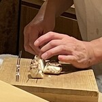 銀座 しのはら - 気になる肉厚の鯛はこの後お椀に