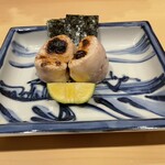 銀座 しのはら - 追加料理　とらふぐ白子焼き