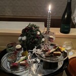 銀座 しのはら - 本日の八寸はキラキラ