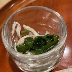 銀座 しのはら - 雉とせりのお浸し