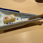 銀座 しのはら - 玉子入りの葛焼き