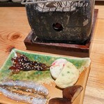 割烹酒場 みおつくし - 突き出しの炙り焼き