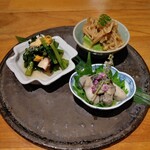 Nihonshu To Shunsai Nagono Keno Hi - まずは前菜