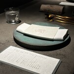 GapricE - スターターのスモーキーなコバルトブルーなお皿が話題に＾＾　大好きな作家様の器続出で、異様に盛り上がる私たち笑笑　ご夫妻、驚かれたと思います^^;