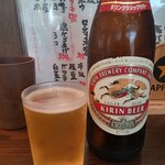 四文屋 - キリン♪中瓶@\550円