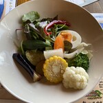 Nouka Resutoran Haru Sansan - 皆さんも、野菜は食べ野菜YO〜（笑）