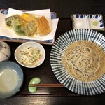 Junteuchi Juuwarisoba Kyoutaku - 野菜天ぷらセット（1000円）