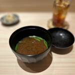 THE SUSHI GINZA 極 - 赤だしのお味噌汁
