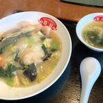 覇龍 - 海老あんかけごはん