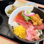 海鮮処森田 - ♪三色丼¥1650