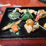 Hakusuien - 公魚の甘露煮、銀だら美味しかった！