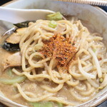 麺家 うえだ - 七味投下～♪