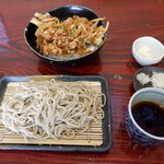 Shemoto - 丼セット かき揚げ丼