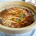 中華ダイニング SCENT - 〆の麺（海鮮マーラー鍋）