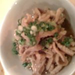 あじな - いつも注文するとり皮酢