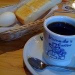Komeda Kohiten - モーニングサービス(ブレンドコーヒー)