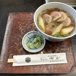 Yoshino - 鴨南蛮そば（うどんも可） 1,250円