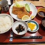 醍醐 - 鱈フライ定食（釧路沖）（税込950円）