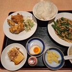 Fukumei gen - 青椒肉絲定食ご飯大盛り