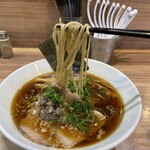 らーめん にじいろ - 全粒粉麺