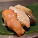 寿司 魚がし日本一 - 貝３貫セット（５９０円）２０２３年１２月