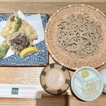 小松庵総本家 - 牡蠣の天麩羅せいろ2,970円