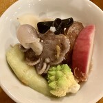 中華料理 信悦 - 飯蛸と旬菜のXO醤炒め1,800円