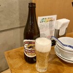 中華料理 信悦 - 瓶ビール750円