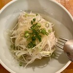 中華料理 信悦 - 蒸し鶏の葱生姜ダレ1,400円