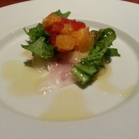 BELON 渋谷店 - 前菜。この日は鮮魚のカルパッチョ。
