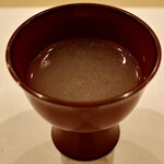 鮨 やすみつ - 喉黒と平目の潮汁