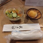 武ちゃん - おしぼり、箸、お通し